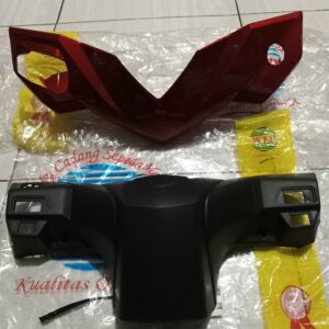 Batok Totok Depan Belakang Front Rear Handle Cover BEAT KARBU MERAH MAROON  KVY 2008 2009 2010 2011 2012 Merk Win