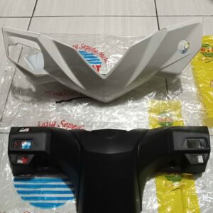 Batok Totok Depan Belakang Front Rear Handle Cover BEAT KARBU PUTIH KVY 2008 2009 2010 2011 2012 Merk Win