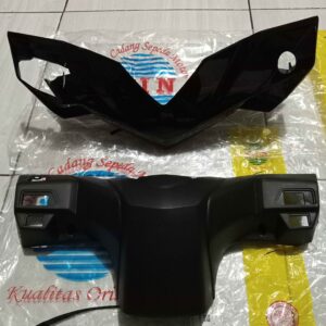 Batok Totok Depan Belakang Front Rear Handle Cover BEAT KARBU HITAM KVY 2008 2009 2010 2011 2012 Merk Win