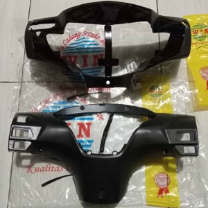 Batok Totok Depan Belakang Handle Cover SUPRA X 125 OLD HITAM KTM CAKRAM 2004 2005 2006 Merk Win