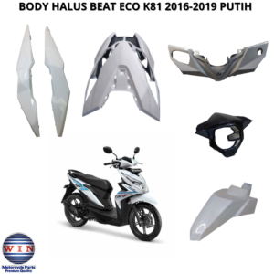 Body Bodi HALUS FULL SET 5 ITEM BEAT FI ESP ECO PUTIH 2016 2017 2018 2019 MERK WIN