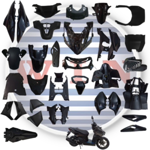 Complete Komplit Body Bodi Kap FULL Set 26 ITEM Vario 160 HITAM K2S 2022 2023 2024 MERK WIN