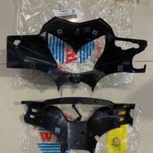 Batok Totok Depan Belakang Front Rear Handle Cover SUPRA X 125 BATMAN HITAM KVL 2007 2008 2009 2010 2011 2012 2013 Merk WIN