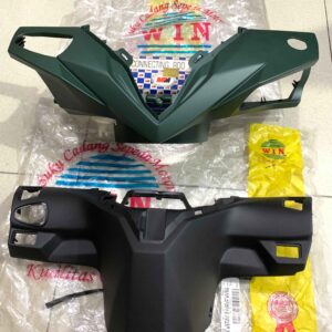 Batok Totok Depan Belakang Front Rear Handle Cover BEAT HIJAU DOFF LED DELUXE 2020 2021 2022 2023 Merk WIN