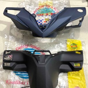 Batok Totok Depan Belakang Front Rear Handle Cover BEAT BIRU DOFF LED DELUXE 2020 2021 2022 2023 Merk WIN
