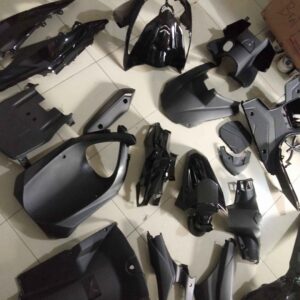 Complete Komplit Full Set 15 ITEM Body Bodi BEAT FI ESP HITAM K25G STATER HALUS 2015-JULI 2016 Merk Win