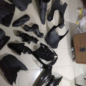 Complete Komplit Body Bodi Kap FULL Set 13 ITEM Body Bodi BEAT KARBU HITAM KVY 2008 2009 Merk Win