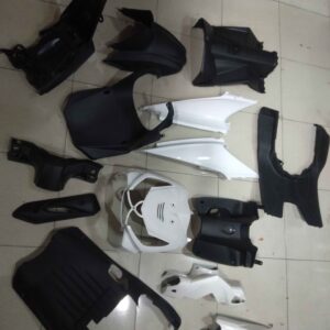 Complete Komplit Body Bodi Kap FULL Set 13 ITEM Body Bodi BEAT KARBU PUTIH KVY 2008 2009 Merk Win
