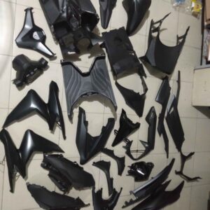 Complete Komplit FULL Set 25 ITEM Body Bodi Halus Dan Kasar VARIO 150/125 LED HITAM DOFF GEN 1 K59J 2018 2019 2020 2021 AGUSTUS 2022 MERK WIN