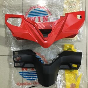 Batok Totok Depan Belakang Front Rear Handle Cover Non ISS BEAT MERAH ESP ECO AGUSTUS 2016 2017 2018 2019 K81 Merk Win