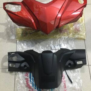 Batok Totok Depan Belakang Front Rear Handle Cover BEAT FI ESP MERAH MAROON K25G 2015-JULI 2016 STATER HALUS Merk Win