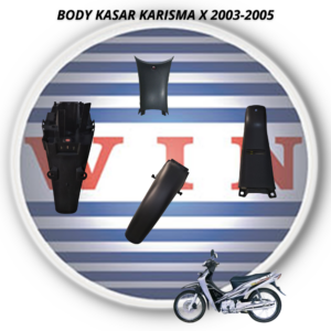 Body Bodi Kasar FULL SET 4 ITEM KARISMA X 2003 2004 2005 MERK WIN