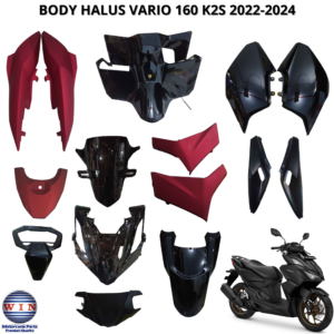 Bodi Body HALUS FULL SET 11 Item Vario 160 MERAH DOFF K2S 2022 2023 2024 2025 MERK WIN