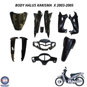 BODY BODI HALUS SET 7 ITEM KARISMA X HITAM 2003 2004 2005 MERK WIN