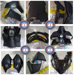 Complete Komplit Body Bodi Kap FULL Set 26 ITEM Vario 160 HITAM DOFF K2S 2022 2023 2024 MERK WIN