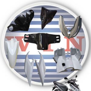 Body Bodi Halus FULL SET 7 ITEM Vario Techno Tekno Karbu PUTIH KVBS 2009 2010 2011 2012 MERK WIN