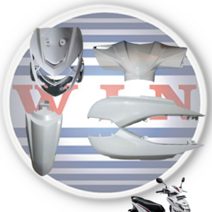BODY HALUS FULL Set 4 ITEM Body Bodi BEAT POP PUTIH K61 2014 2015 2016 2017 2018 Merk Win